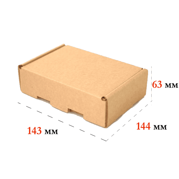 Коробка самосборная 105*75*30 Е Бурый 0427